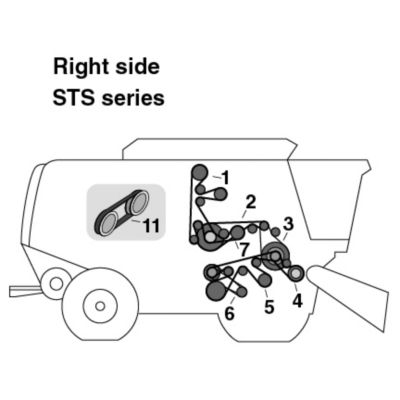 B00539 - Feed Accelerator Belt, Standard Speed